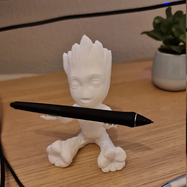 Baby Groot Guardians of the Galaxy Pen Holder Desk Decor Display