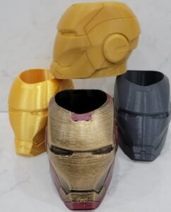 Iron Man Helmet Pen, Pencil & Brush Holder Office Organizer Tony Stark Disney Marvel Christmas Gift