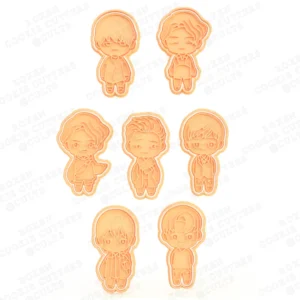 TINYTAN BTS BT21 COOKIE CUTTER SET OF 7