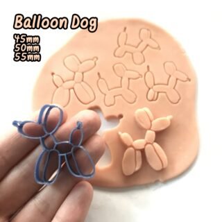 Balloon Dog Earring Design Set of 3 Polymer Clay Cutter I Diycutters for Polymer Clay Tool Jewelry Making