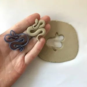 Snake Earring Design Set of 3 Polymer Clay Cutter I Diycutters for Polymer Clay Tool Jewelry Making