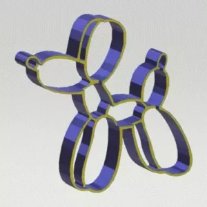 Balloon Dog Earring Design Set of 3 Polymer Clay Cutter I Diycutters for Polymer Clay Tool Jewelry Making