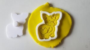 Angel Unicorn Doge Back Cutter For Clay, Fondant, Cookie