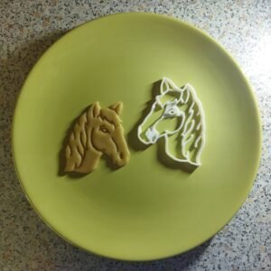 Horse Head Cookie, Fondant, Clay Cutter