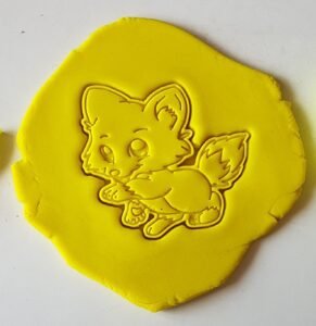 Cute Fox Cutter For Clay, Fondant, Cookie