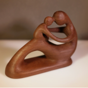 Mother and child hugging Sculpture Mother's Day gift