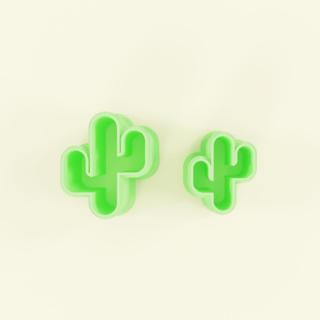 Cactus Earring Design Polymer Clay Cutter