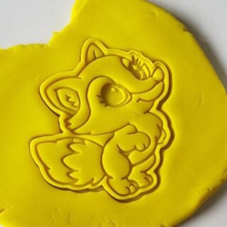 Lady Fox Cutter For Clay, Fondant, Cookie