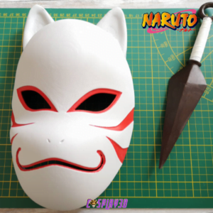 Naruto Black Ops Kakashi Anbu Mask Special Forces Cosplay