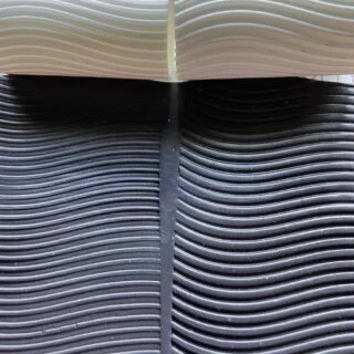 Wave Pattern Texture Roller For Polymer Clay