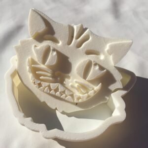 Cheshire Cat Cookie, Fondant, Clay Cutter