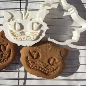 Cheshire Cat Cookie, Fondant, Clay Cutter