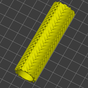 Herringbone Pattern Texture Roller For Polymer Clay