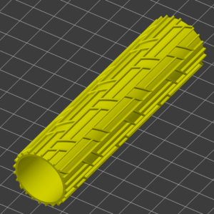 Geometric Weave Texture Roller For Polymer Clay