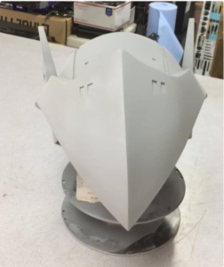 Raw Genji Helmet Overwatch Cosplay 3D Printed