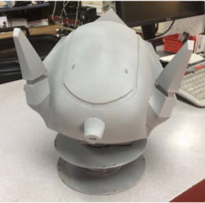 Raw Genji Helmet Overwatch Cosplay 3D Printed