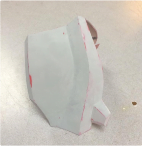 Raw Genji Helmet Overwatch Cosplay 3D Printed