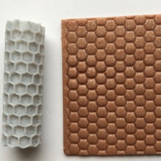 Honeycomb Texture Roller For Polymer Clay