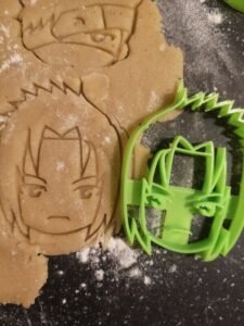 Naruto, Sasuke, Kakashi, Sakura Heads cutters for Cookie, Clay, Fondant