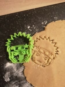 Naruto, Sasuke, Kakashi, Sakura Heads cutters for Cookie, Clay, Fondant
