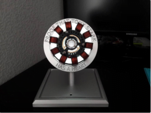 Tony Stark Arc Reactor Display - Proof That Tony Stark Has a Heart