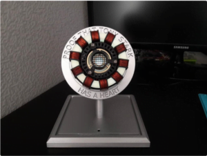 Tony Stark Arc Reactor Display - Proof That Tony Stark Has a Heart