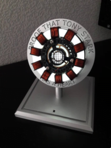 Tony Stark Arc Reactor Display - Proof That Tony Stark Has a Heart