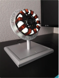Tony Stark Arc Reactor Display - Proof That Tony Stark Has a Heart