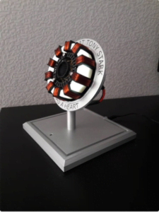 Tony Stark Arc Reactor Display - Proof That Tony Stark Has a Heart