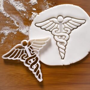 Caduceus Symbol Cookie Cutter