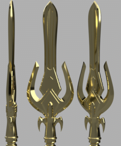 Loki Staff Gungnir Spear stolen from Odin - Made to Order