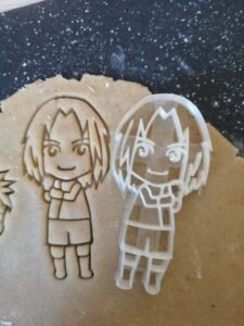Naruto Punch Sakura, Sasuke, Kakashi, Naruto Cookie Cutters Set