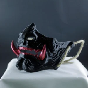 Ghost of Tsushima Oni Samurai Mask, Mempo Cosplay