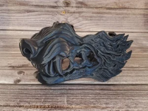 Adult Werewolf Samurai Wolf Mask