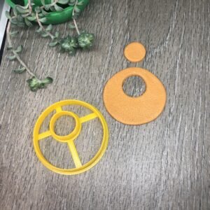 Oval Donut Off-Center Clay Cutter for Polymer Clay Art