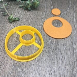 Oval Donut Off-Center Clay Cutter for Polymer Clay Art
