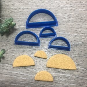 Half Circle Shape Cutter for Polymer Clay Art