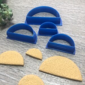 Half Circle Shape Cutter for Polymer Clay Art