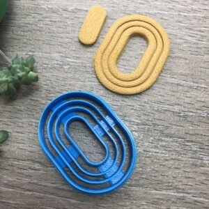 Concentric Oval Cutter for Polymer Clay Art