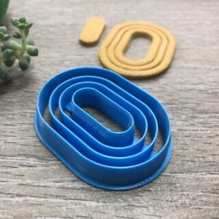 Concentric Oval Cutter for Polymer Clay Art