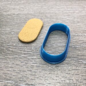 Oval Shape Cutter for Polymer Clay Art