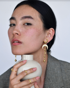 Elevate Your Style with Handcrafted Crescent Moon Elegance