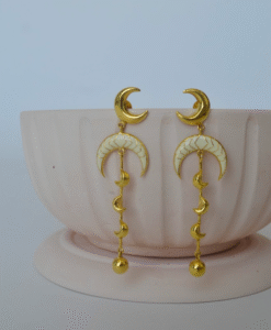 Elevate Your Style with Handcrafted Crescent Moon Elegance