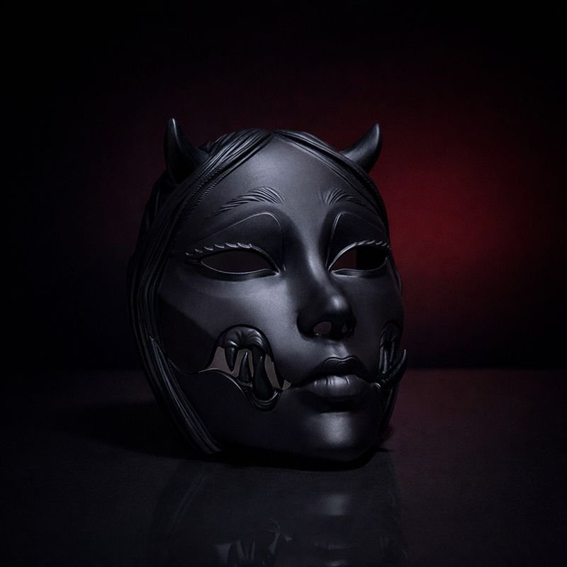 Kuchisake Japanese Woman Mask