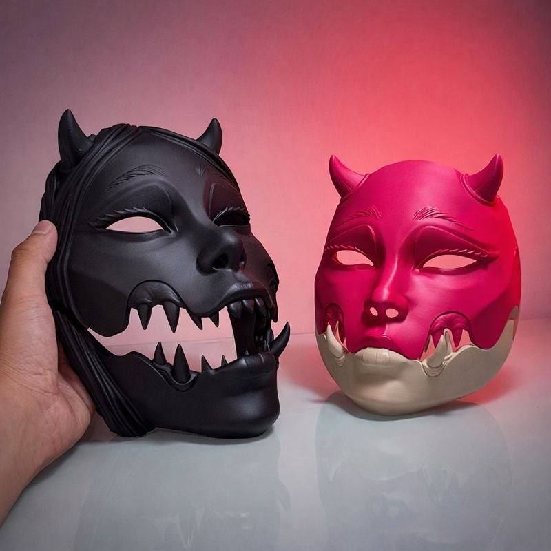 Kuchisake Japanese Woman Mask