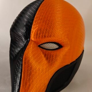 3D printed textured deathstroke/slade wilson helmet/mask