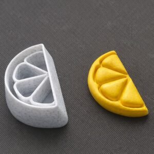 Lemon Slice Clay Stamp Embosser Set of 6 Cutter
